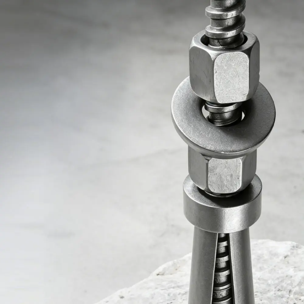 For For HanShi Heavy Duty Expansion Bolt Galvanized Anchor Fastener Two Or Three Leaf Structural Metal Fixation Masonry Wall