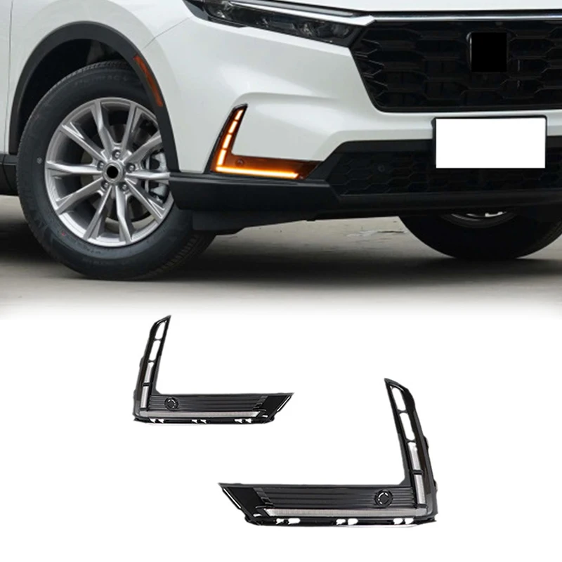 Gobison High Quality LED Front Fog Lamp With DRL For Honda CR-V CRV 2023 LED Daytime Running Light