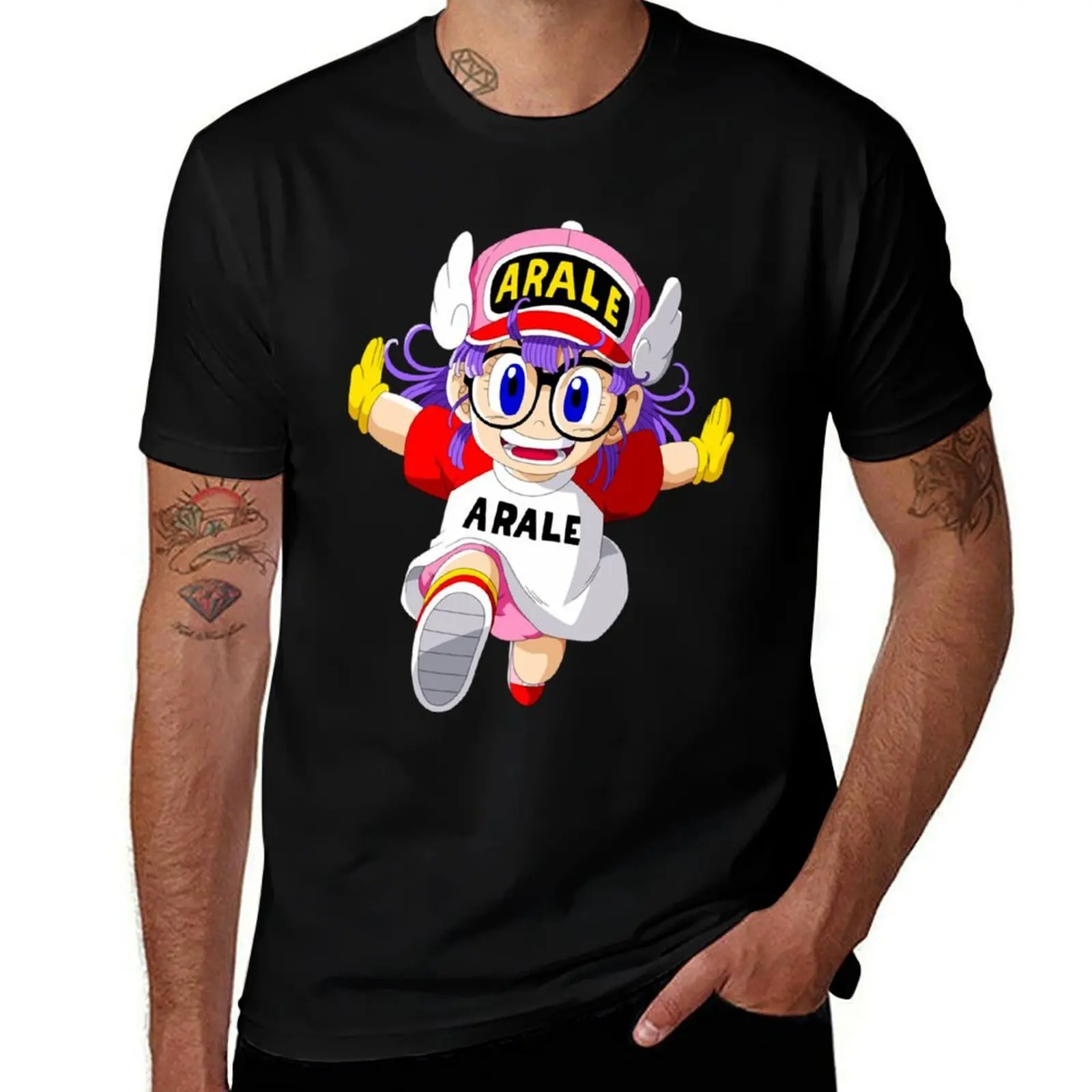 Arale T-Shirt Moisture Control Sports Tee T-Shirt