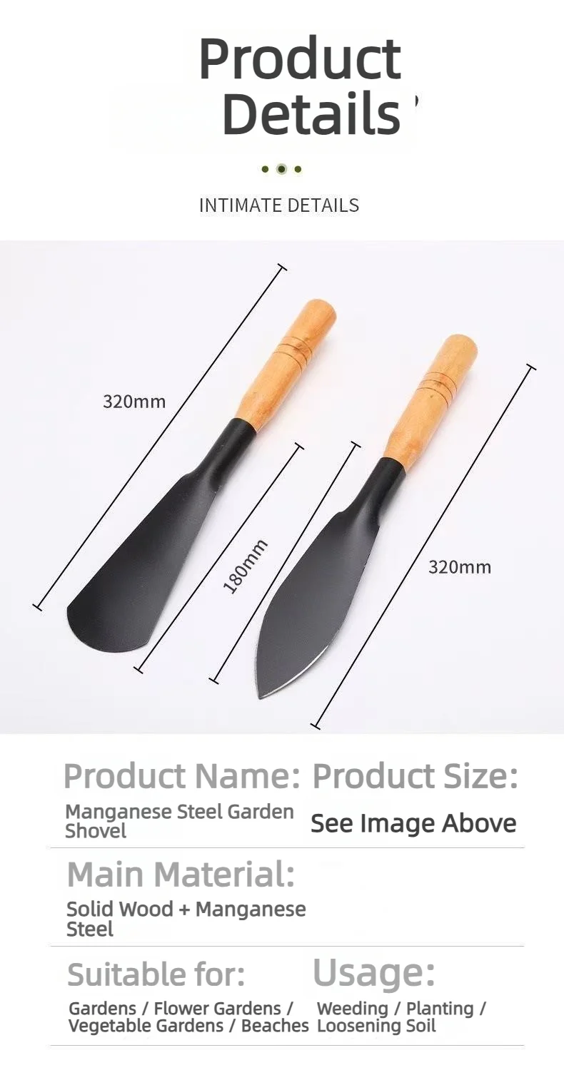 Picture 7: Versatile Garden Shovel for Planting Flowers Weeding Loosening Beachcombing Horticultural Tool for Vegetables Harvest Seedling