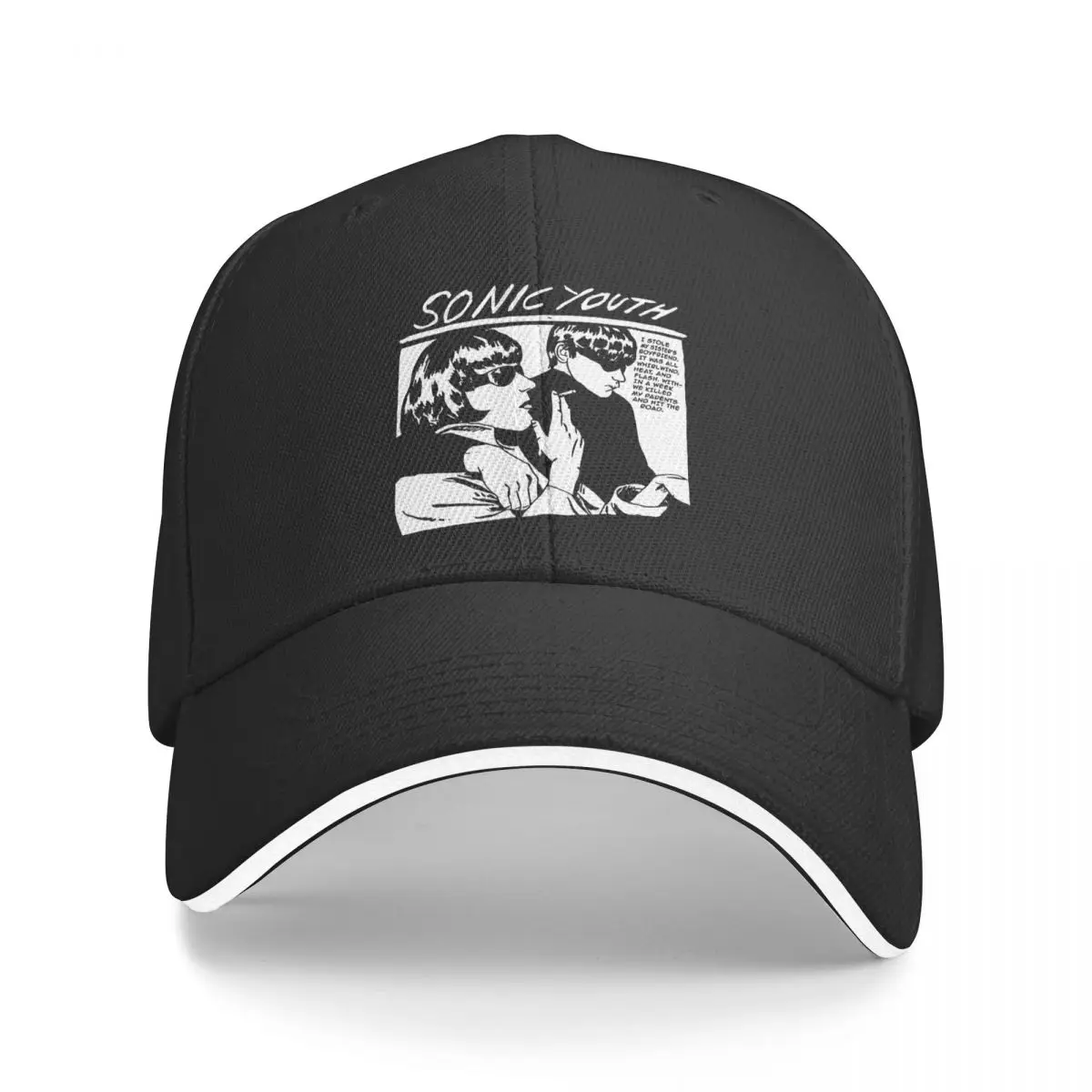 Couple Baseball Caps Fashion Sonic Youth Rock Band Punk Sandwich Cap Men Women Breathable Dad Hat Outdoor