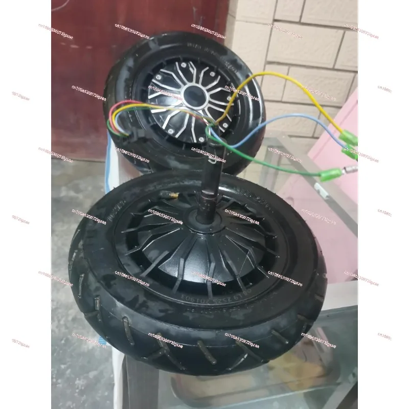 36V 10inch Aluminum Alloy Go-Kart Wheel with Inner Outer Tires DIY Kit Powerful Heat Dissipation