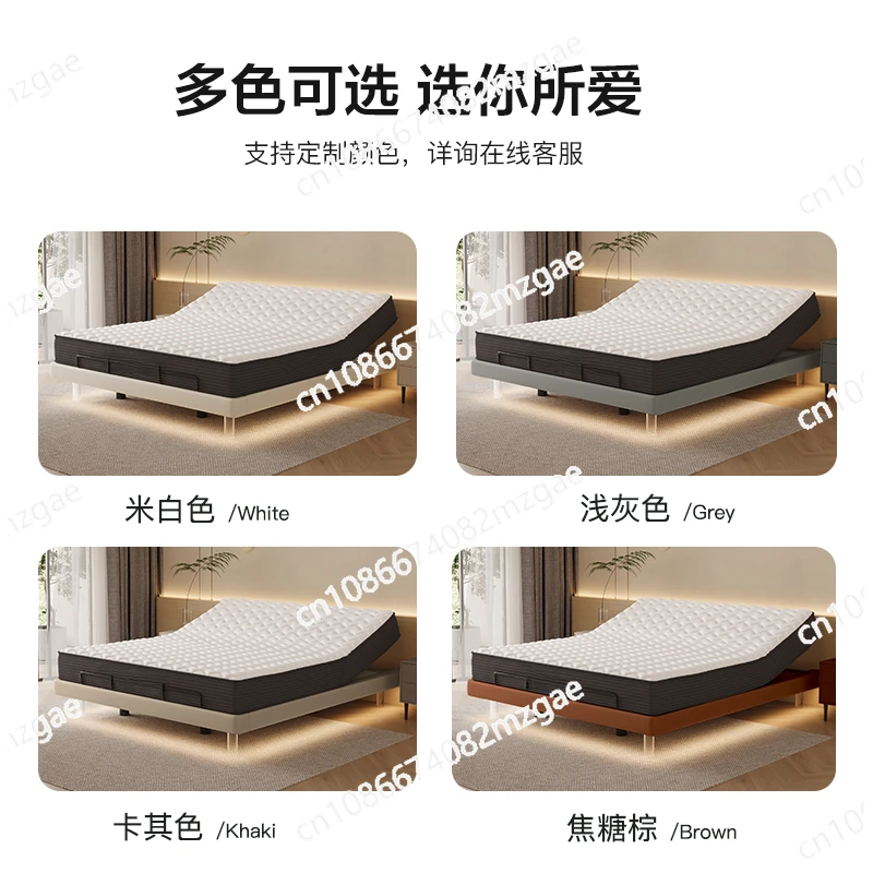 

Помощь пожилых людей с интеллектуальным электрическим каркасом кровати, многофункциональной подвеской без прикроватного двухместного подъемного матраса