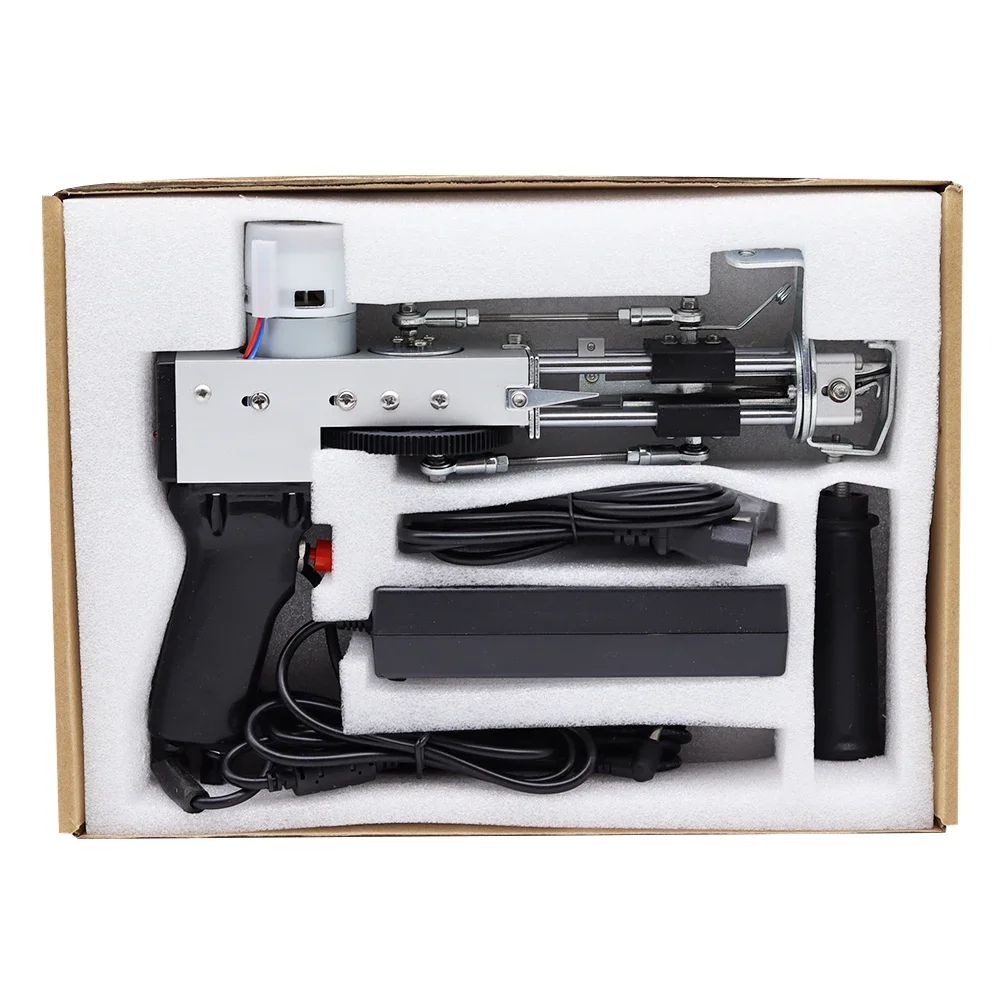 مسدس تلمم 7-21 مم، 5-40 نقطة/ثانية مسدس تلمم قطع الصوف، مسدس السجاد عدد وأدوات للمنزل DIY السجاد النسيج هدية الهالوين #4