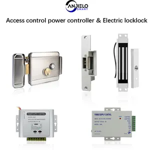 ANJIELO Doorbell Video Intercom System Accessories DC 12V Access Control Power Controller | Electric Lock | Electromagnetic Lock