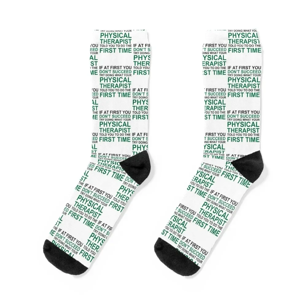 

Physical Therapy Humor Socks gift valentine gift ideas designer brand Men Socks Luxury Brand Women's