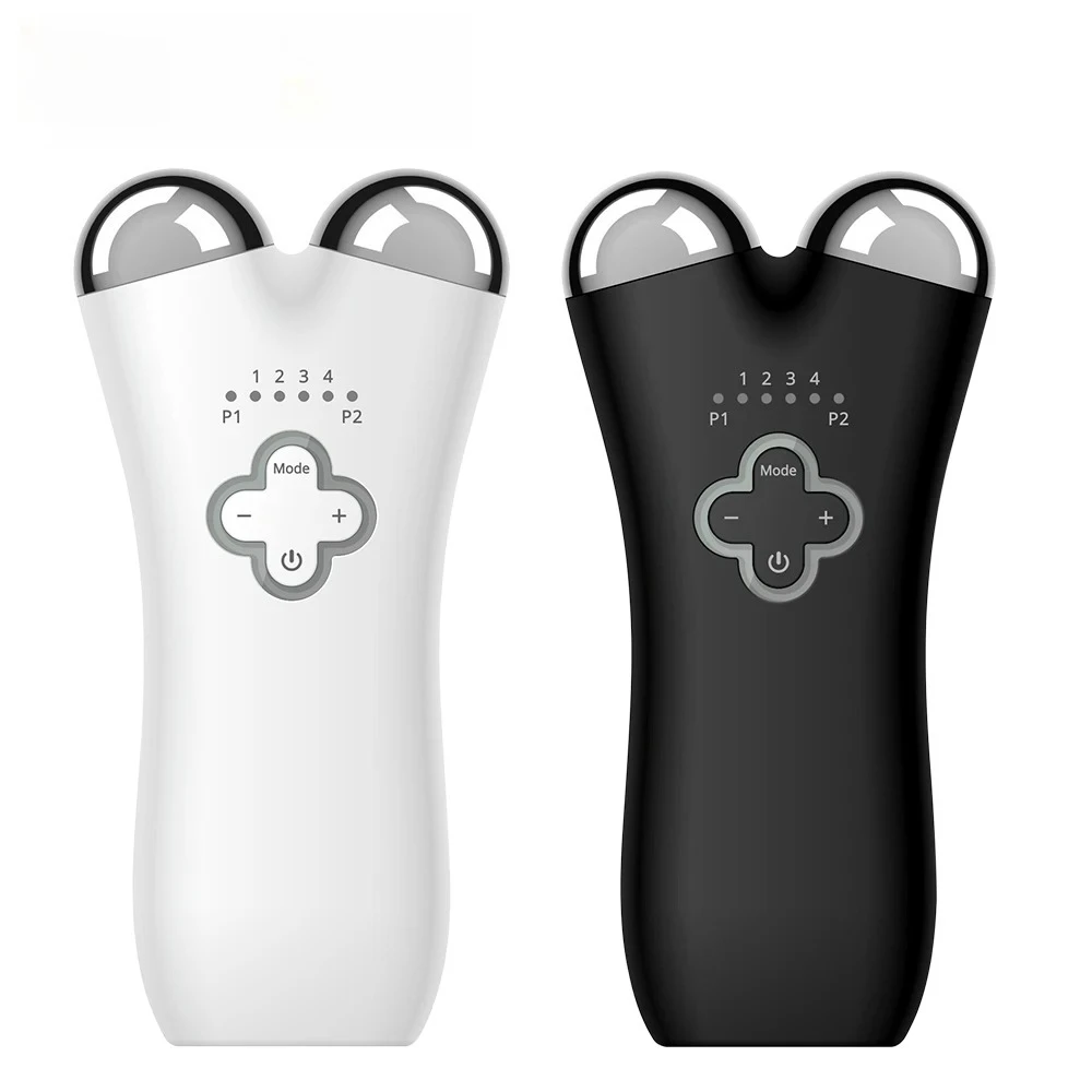 EMS Facial Massager Roller Microstroom Gezicht Lifting Machine V-Face Roller Massager Huidverjonging Anti-Rimpel Schoonheid Apparaat
