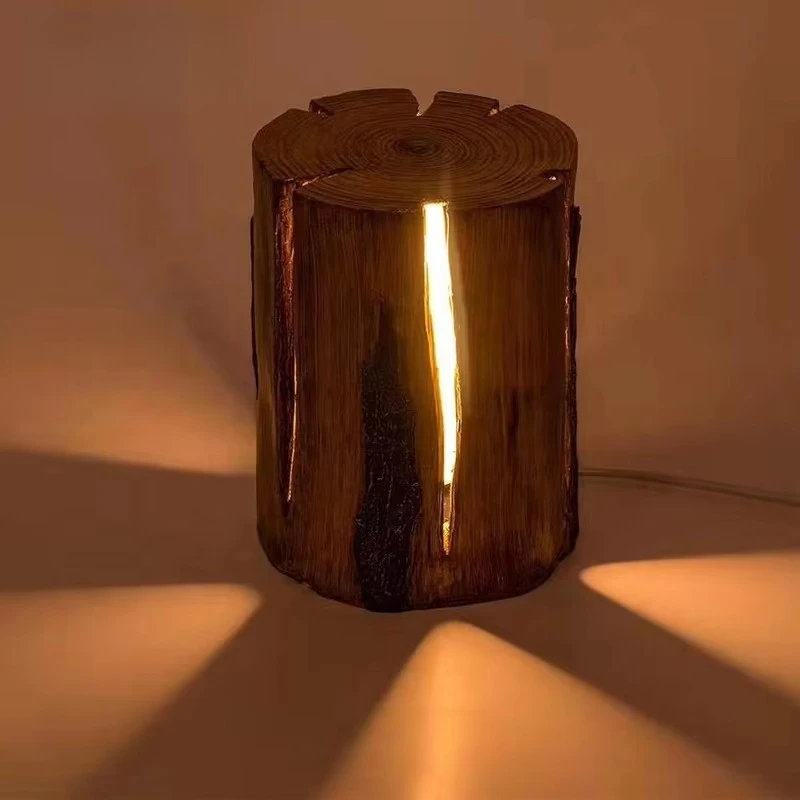 

Led lamp wood decoration simulated root outdoor garden lawn lamp park decorative tree dock stump lamp landscape night lighting