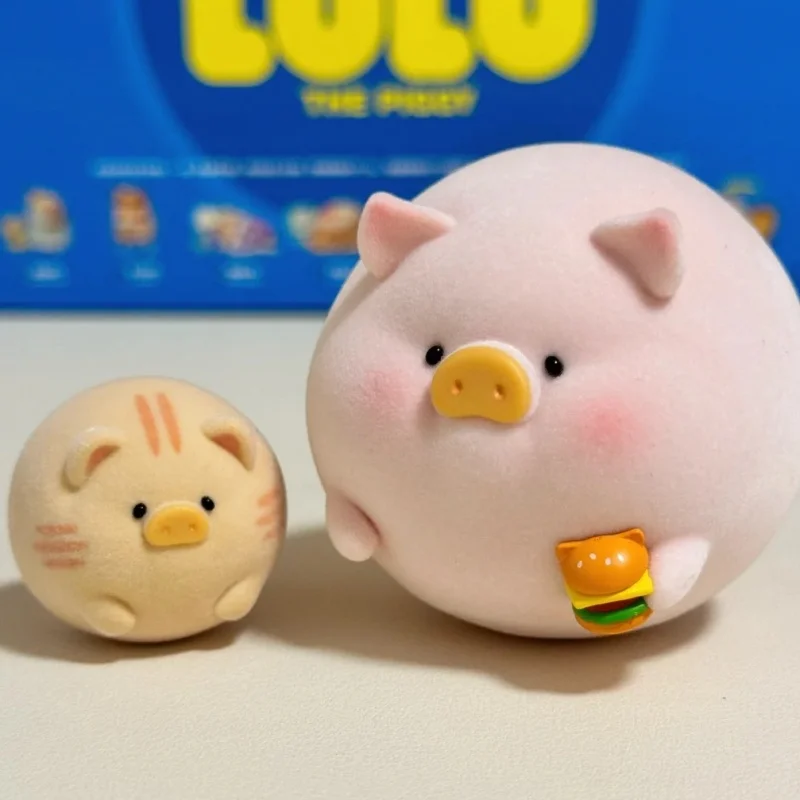 Anime Cute Lulu Pig Associated Daily Blind Box Piggy Figure Doll Surprise Bag Room Ornament Collection Model Toys Kids Gift