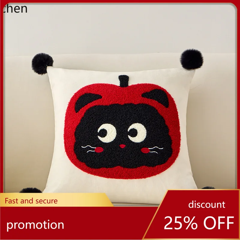 

Zml pillow pillow bed bedside living room sofa pillow cover cushion waist support core