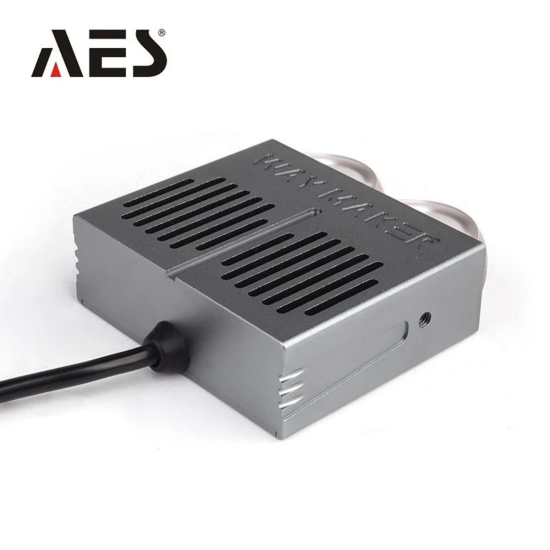 2025 AES أحدث SD004 ليزر صغير مقاوم للماء مصباح مساعد سيارة العلوي الحل 2 قطعة لونين دراجة نارية مصباح مساعد #4