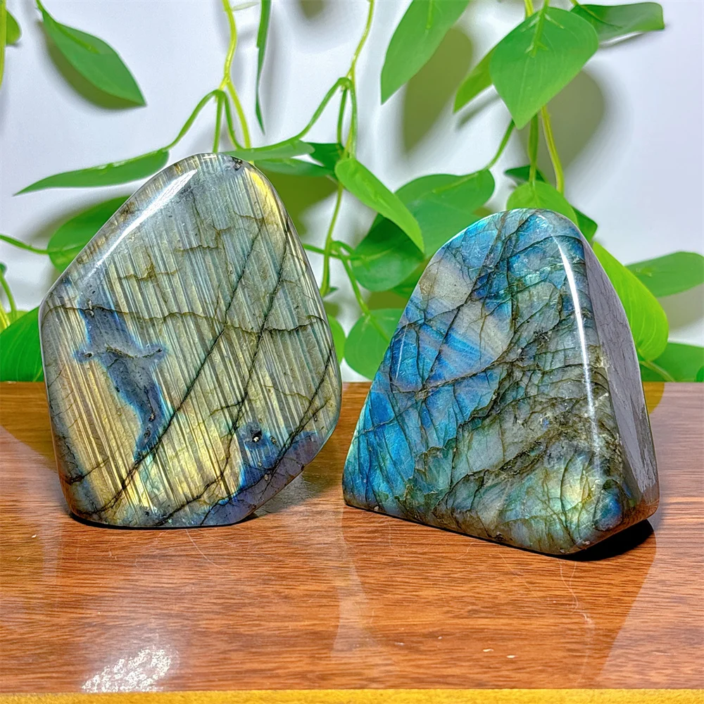 3 Blue Labradorite Free Form Crystal Natural Stone Quartz Stone Minerals Home Decoration Reiki Gifts Energy Spiritual Garden