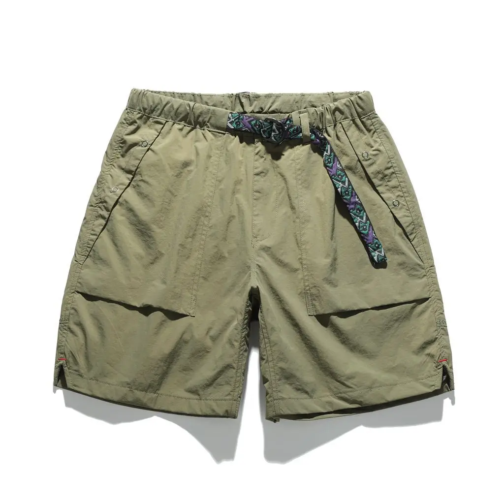 

Mountain-style Outdoor Technical Multi-Pocket Cargo Shorts Trendy Brands Summer Quick-Dry Mesh Lining Casual Mid-Length Pants