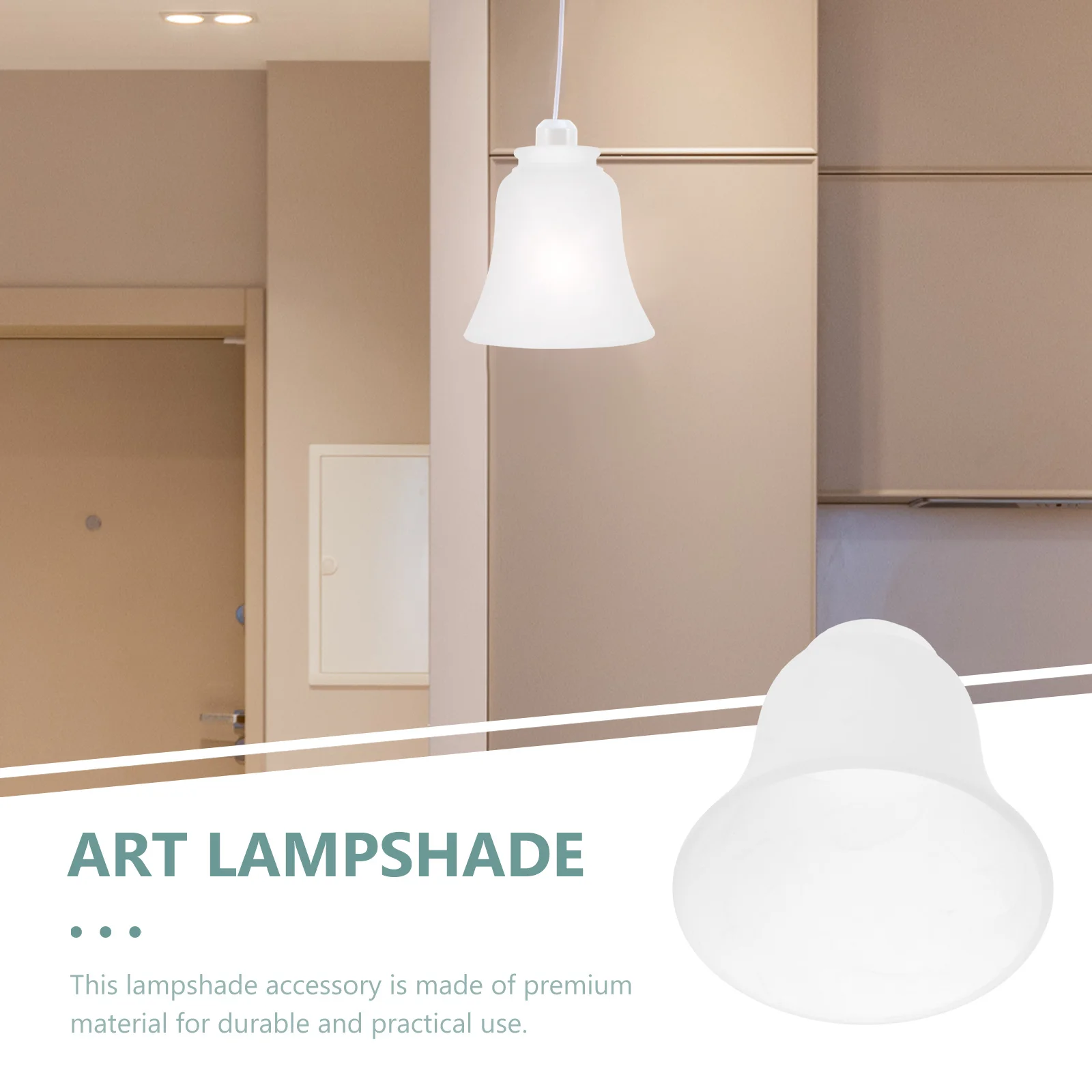 

Glass Lampshade Exquisite Decorative Nordic Style Light Cover Durable Home Lamp Cover Accessory Warm Natural Lighting Bedroom