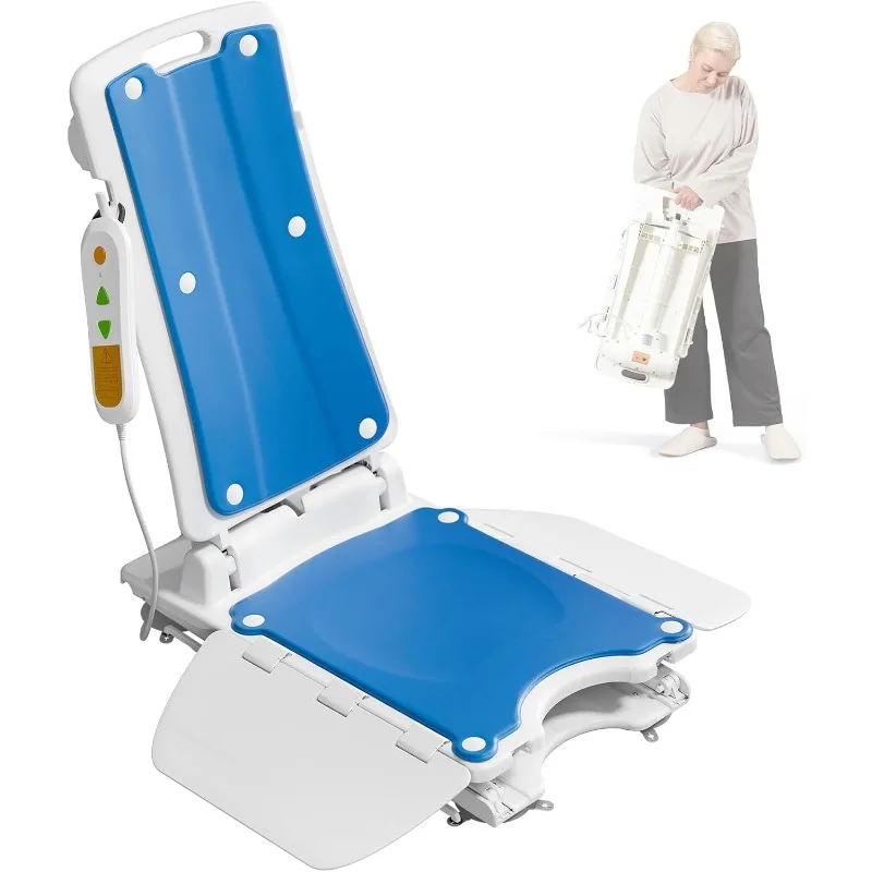 Lightweight Electric Chair Lift, Fall Assist Devices, Item Weight 23 LBS, Support Up to 300 LBS, Waterproof Suction Cups