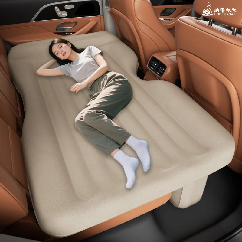 

Universal Car Air Mattress Inflatable Bed for Back Seat Outdoor Travel Sleeping Pad by Snail Uncle