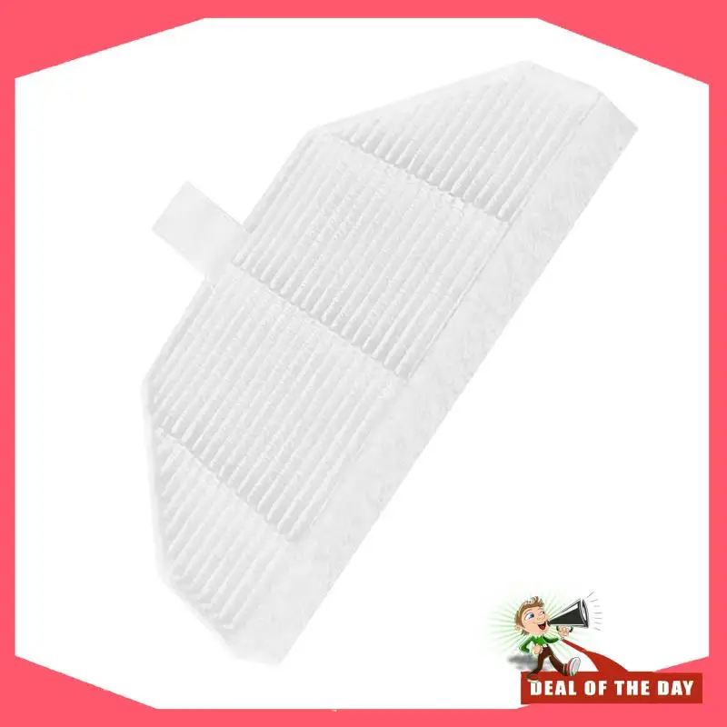 Consegna in 24 ore Spazzola laterale Filtro Mop Sacchetto per la polvere in tessuto per Xiaomi Roidmi Eva SDJ06RM Aspirapolvere Pezzi di ricambio Accessori