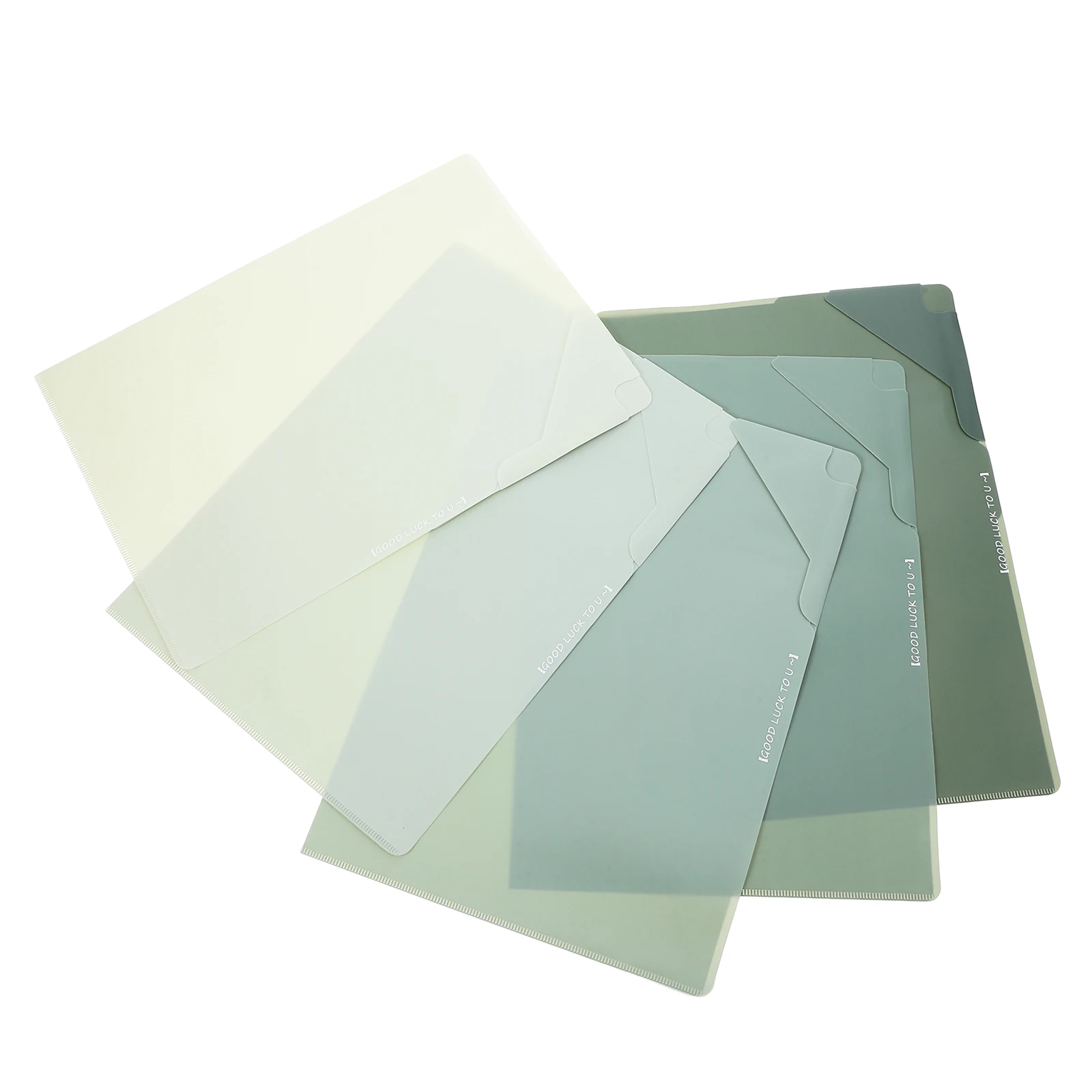 

5pcs Plastic Pocket File Folders Large Capacity Document Organizer Office Supplies Colorful Folders For Office