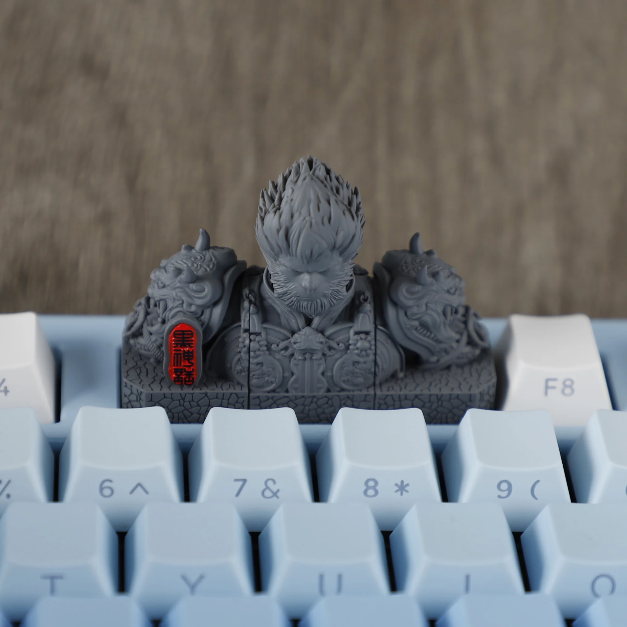 YMDK Wukong Personalized Keycaps 3 Keys Triple Armor Enter Tab Key Custom Resin Keycap for MX Mechanical Keyboard