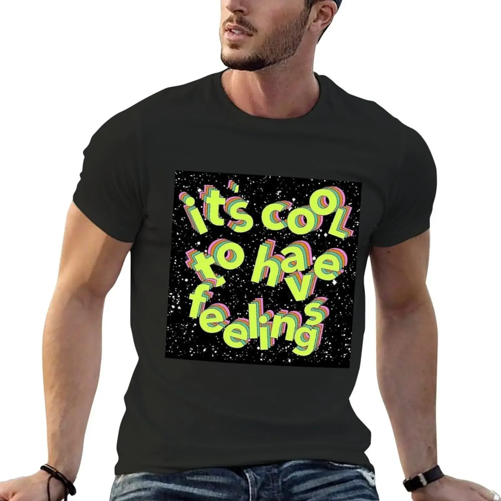 

It's cool to have feelings . T-Shirt aesthetic clothes anime stuff shirts graphic tees shirts graphic tee men