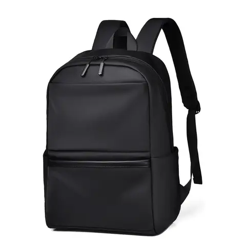 aliexpress leather backpack cuero Fathers Day Gift Full Grain for Men - 17 Inch Laptop Bag - Vintage Travel Rucksack adjustable shoulder strap Large Daily Work Black Leather