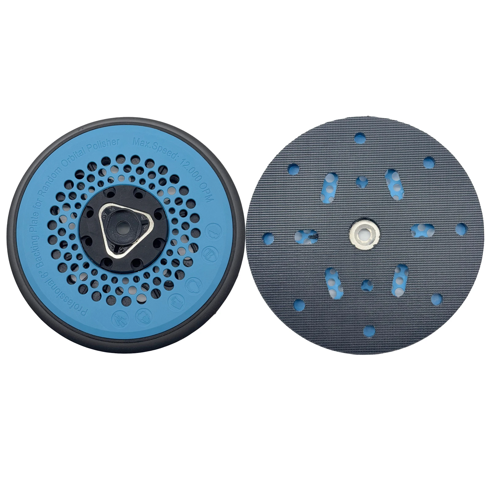 Hakenpolster-Schleifpad, 17-Loch-Exzenterschleifen, Ersatz-Hakenpolster für elektrisches Polierscheibe, Exzenterschleifen