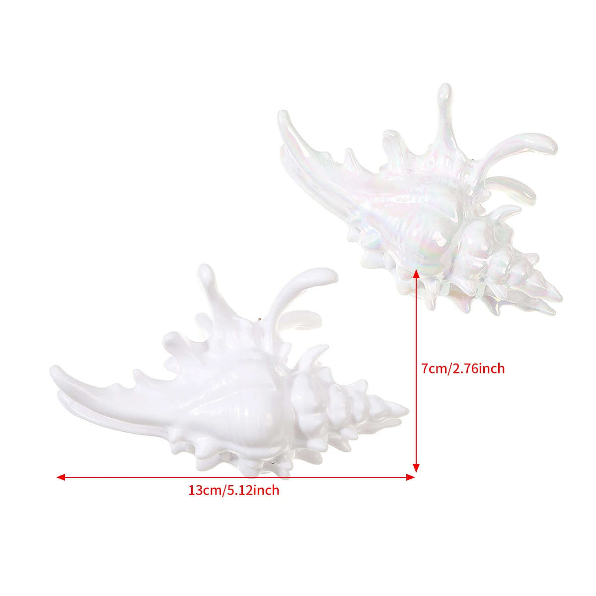 AWAYTR Klip Cakar Rambut Cangkang Keong Mempesona Jepit Rambut Akrilik Mode Jepit Rambut Tepuk Cakar Aksesori Rambut Wanita Korea