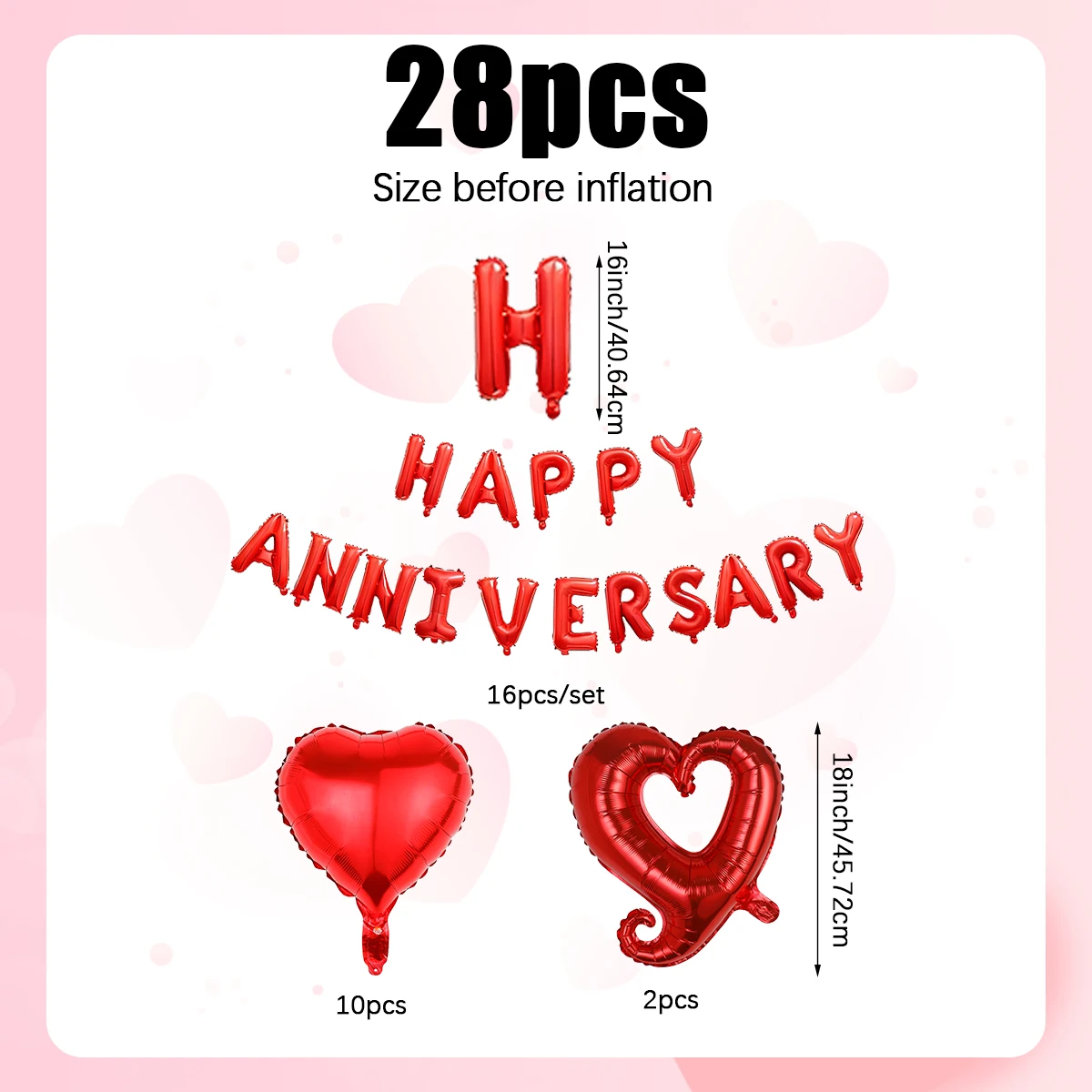 مجموعة هدايا الذكرى السنوية مكونة من 28 قطعة، مناسبة للذكرى السنوية وعيد الحب وأعياد الميلاد