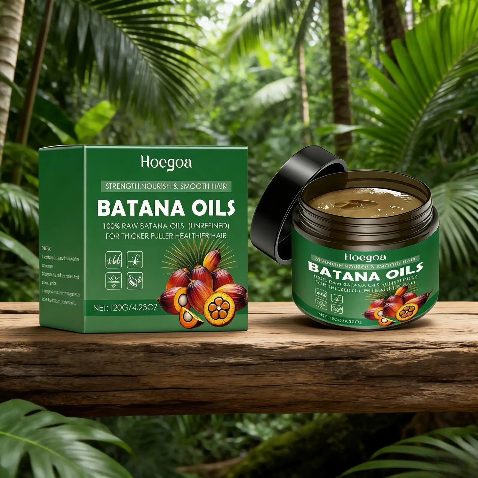 Batana Oil for Hair Growth Care Moisturizing Hair Products for Dry and Damaged Hair Loss Prevention Organic Hydrating Hair Mask