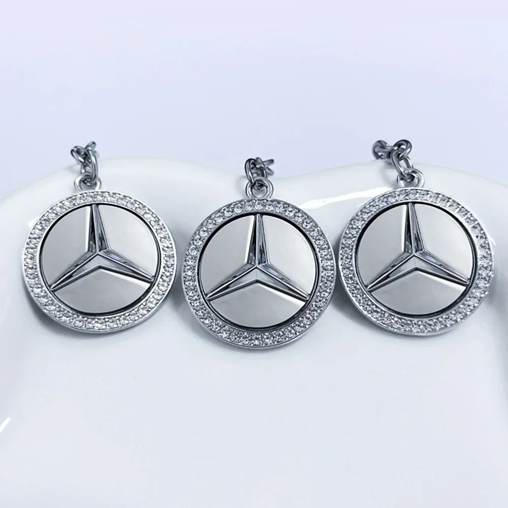 Zinc Alloy Key Ring Accessories For Mercedes Benz AMG Smart W108 W124 W126 W140 W168 W169 W176 W177 W203 W204 Keychain Pendant