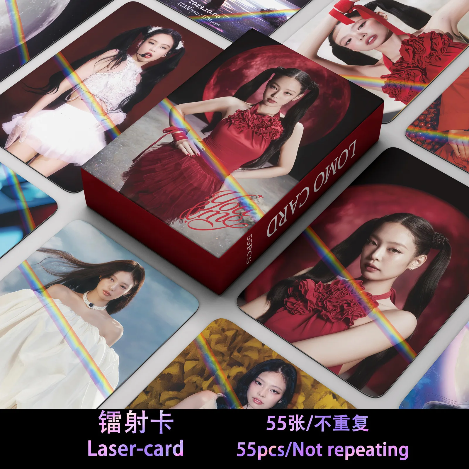 55Pcs/Set Kpop JENNIE New Album Mantra Lomo Card JISOO LISA ROSE Photocard for Fans Collection Gift Ready for Love Postcard