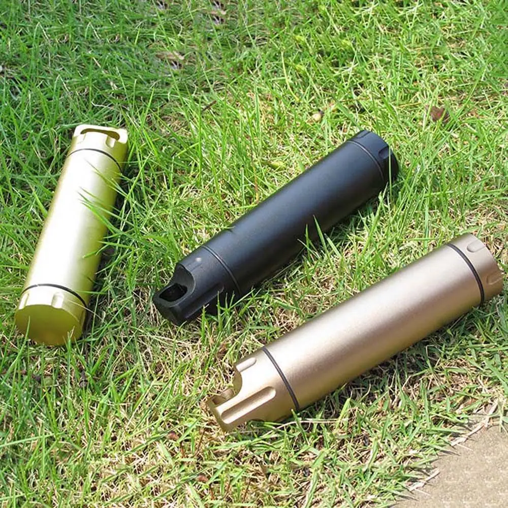 

Bottle First-Aid Canister Dry Bottle Medicine Case Waterproof Sealed Tank Pill Box Emergency Capsule Bottle Capsule Container