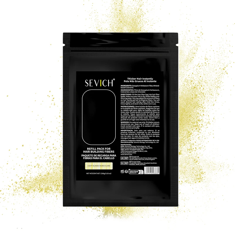 Unisex haarverdikkende vezels voor dicht haar Verdikkingspoeder 5 Second Instant Coverage Root Concealer Haarvezel Haarstyling