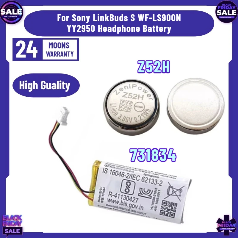 

Suitable for Sony LinkBuds S WF-LS900N YY2950 Headphone Battery Charging Case Z52H Battery
