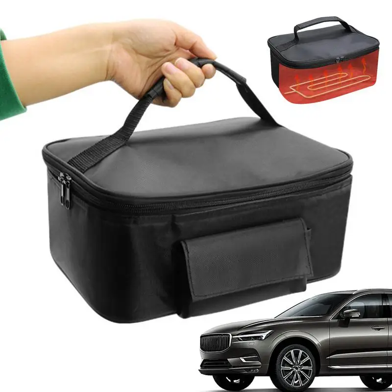 Portatile Mini auto microonde 12V forno elettrico riscaldamento rapido scatola da Picnic per viaggi scaldavivande riscaldamento auto Lunch Box