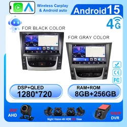 Android 15 Car Radio Wireless Carplay For Lexus GS300 S190 GS350 GS400 GS430 GS450h GS460 GS 300 III 3 350 Multimedia Player GPS