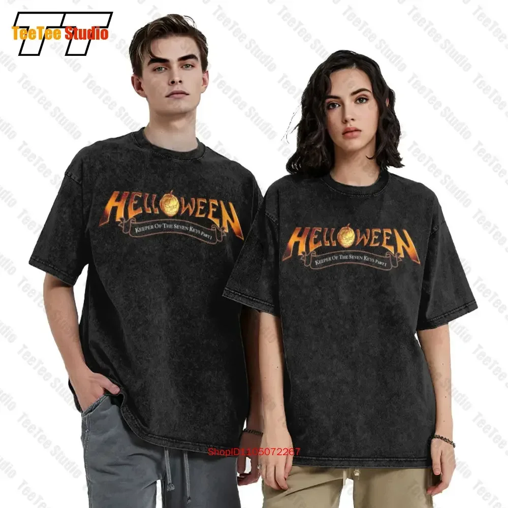Helloween Keeper Of The Seven Keys Vintage Oversized T-Shirt 9QW2 - view 2