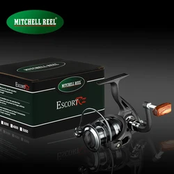 MITCHELL REEL Spinning Fishing Reel 5.2:1 Rotational Speed Ratio 8 Bearing Stainless Steel Black Carp Lure Fishing Reel Pesca