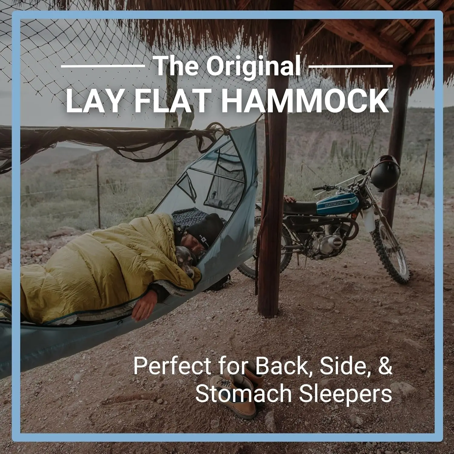 Haven Tents Lay Flat Hammock Tent - Waterproof Tent & Camping Hammock with Mosquito Net - Includes Insulated Pad and Rainfly - H