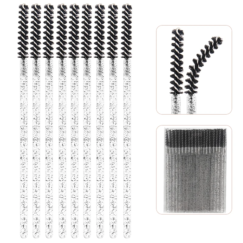50 stücke Einweg Make-Up Pinsel Wimpern Microbrush Mascara Wands Kosmetik Applikator Augenbraue Micro Pinsel Lash Verlängerung Liefert