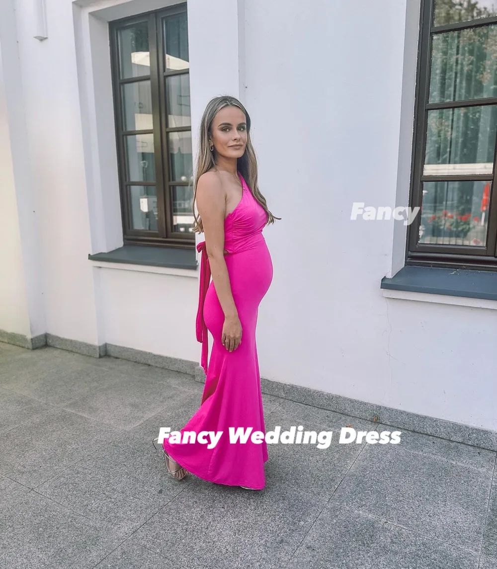 Ausgefallenes, sexy One-Shoulder-Abendkleid, Meerjungfrau, Suadi Arabia, Damen-Abschlussballkleid, bodenlang, Reißverschluss hinten, individuell gestaltet