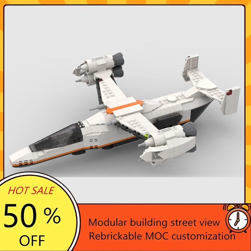 

Набор для сборки космического корабля из 578 деталей: популярная модель из фильма «Звездные войны», модульный конструктор, технологичный подарок, праздничный набор для детей