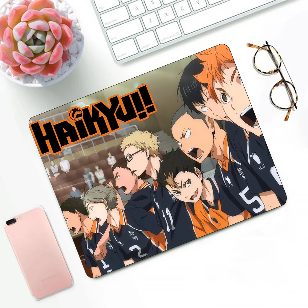 Anime Boy Volleyball Haikyuu Gaming Mouse Pad XS Small Mousepad For PC Gamer Desktop Decoration Office Mouse Mat Deskmat Rug