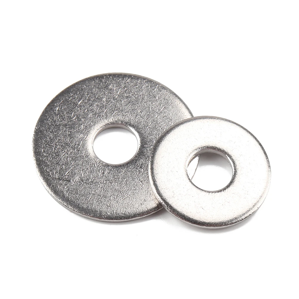 

165pcs Stainless Steel Washers M5 M8 M10 Flat Plain Repair Washers For Machinery Cars Trucks Construction Corrosion