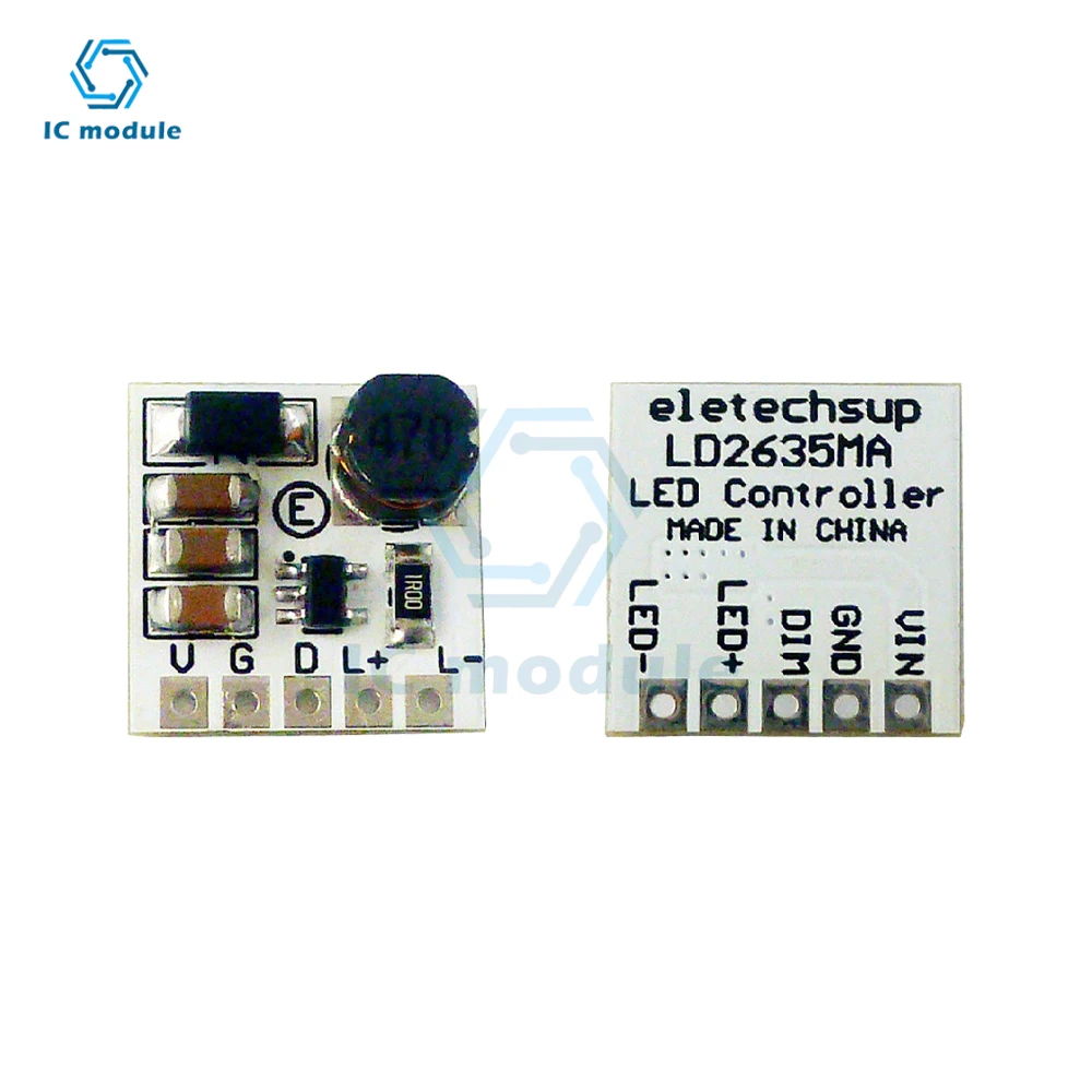 Mini LD2635MA DC5-27V 350mA Buck HB LED Driver Module Step Down Buck Converter for Arduino