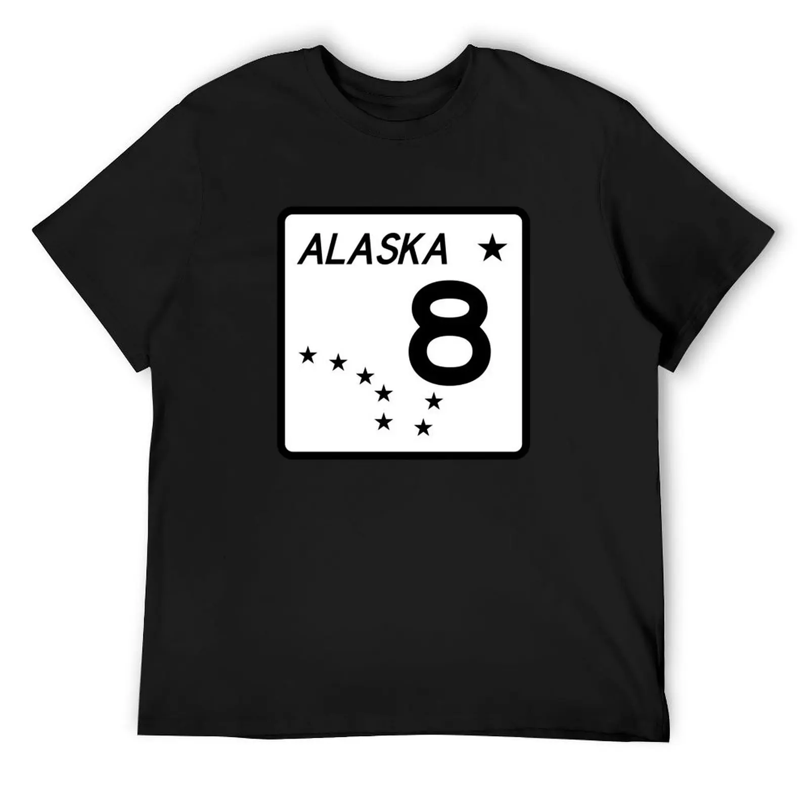 Alaska Route 8, Denali Highway T-Shirt graphic shirts shirts graphic tee Short sleeve tee men