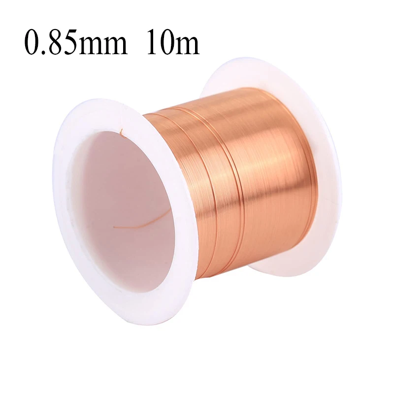Spulen-Kupferdraht, 0,1 mm, 0,2 mm, 0,3 mm, 0,4 mm, 0,5 mm, 0,6 mm, 0,7 mm, 0,8 mm, 1,20 mm, Kabel, Kupferdraht, Magnetdraht, emaillierter Kupfer-Wickeldraht
