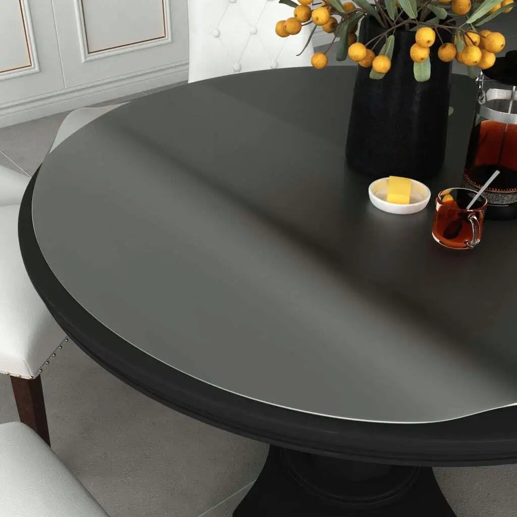 110 cm Matte PVC Table Protector - 2mm Durable Cover for Home & Office Use