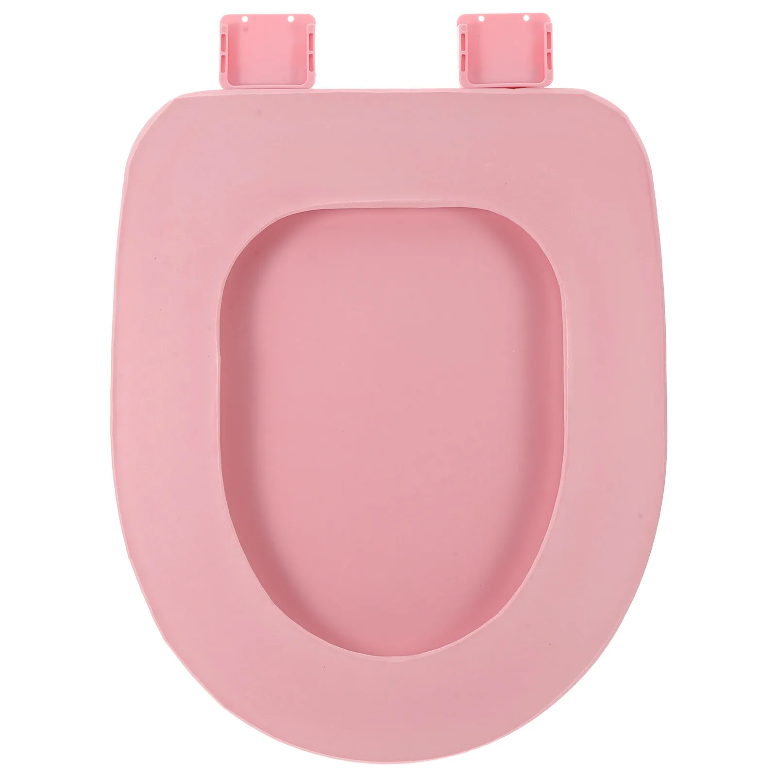 

Soft Foam Padded Toilet Seat Cushion Slow Close for Home Hotel Bathroom -Shaped Elongated Round Seat