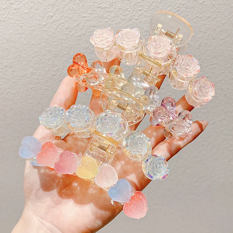 Cute gummy bear loves hairpin women\'s head grab clip new shark clip headgear girl hair acceptsoires girl hair acceptsoires